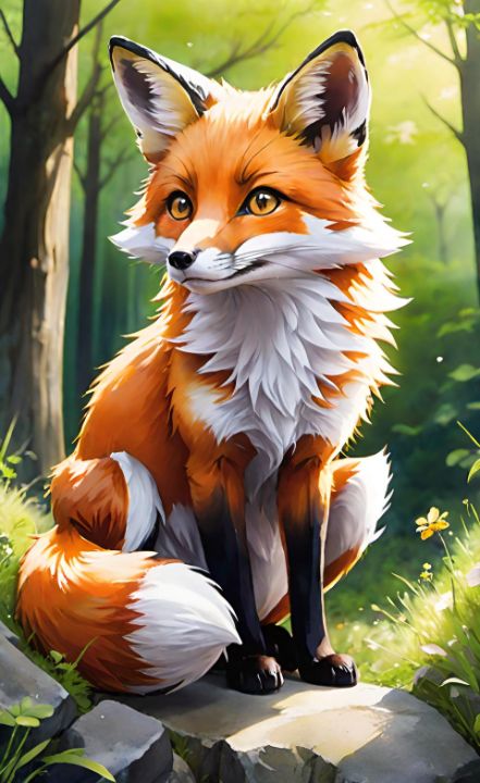 Kit-Tik-Tik - Aspen Fox - Digital Art, Animals, Birds, & Fish, Fox - ArtPal