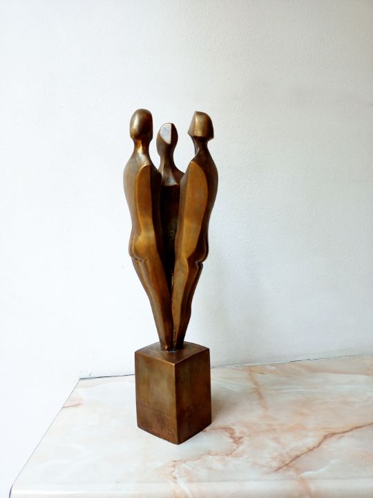 Cubist sculpture The Three Graces - Miniature Gallery
