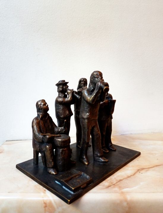 Statuette of a street musicians - Miniature Gallery
