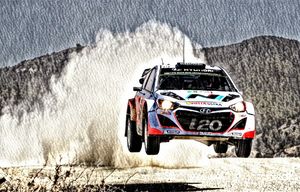 Hyundi i20 WRC Rally Car - Andrew Hay