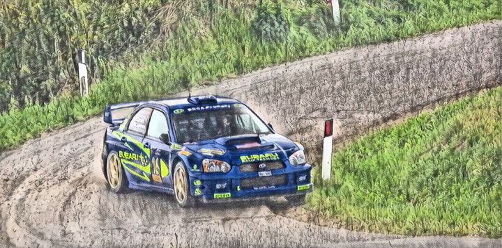 Subaru WRC Rally Car - Andrew Hay