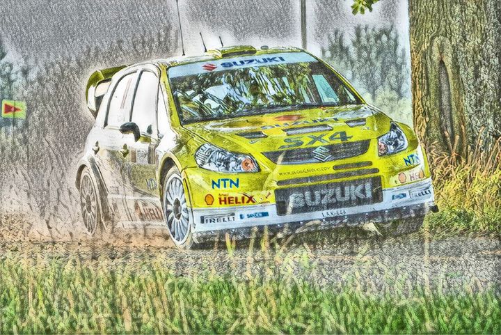 Suziki WX4 WRC Rally Car - Andrew Hay