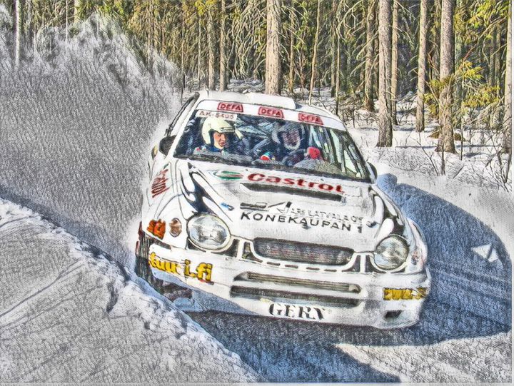 Toyota Corolla WRC Rally Car - Andrew Hay