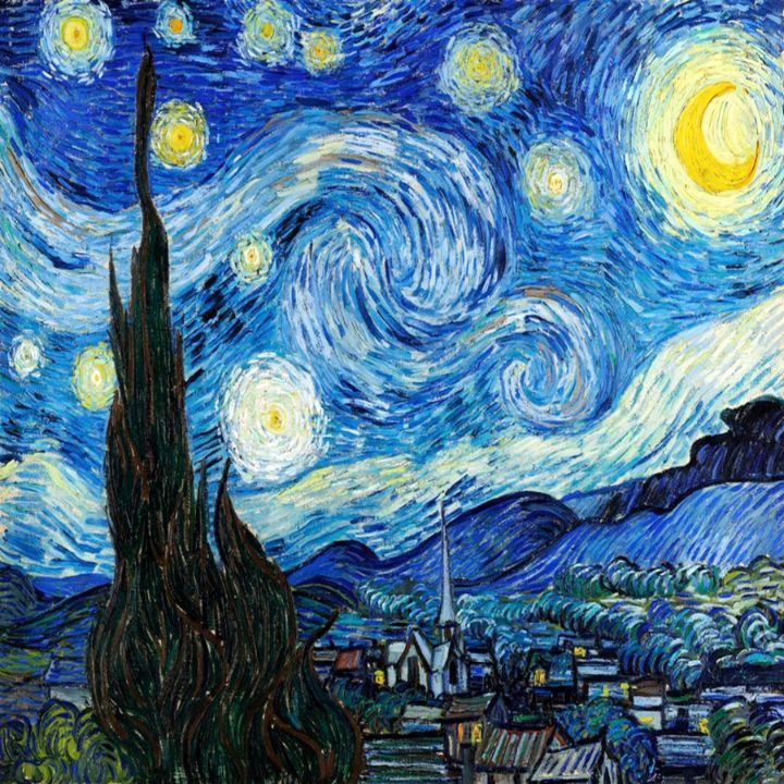 The Starry Night (1889) by VVG - ARTRAY - Paintings & Prints ...