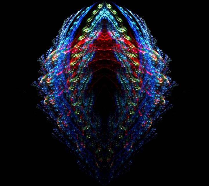One Color Pixel Shell Color Shell - Mike Stone-PIXELXAOS - Digital Art & AI, Abstract ...