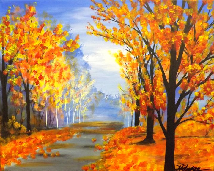 Autumn Trail - PaintingsByDarren