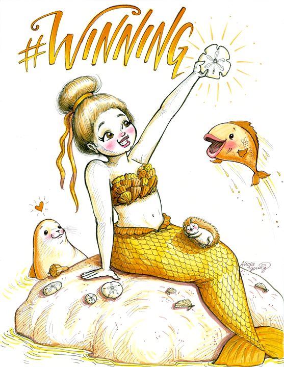 #WINNING - Art by Alicia Renee
