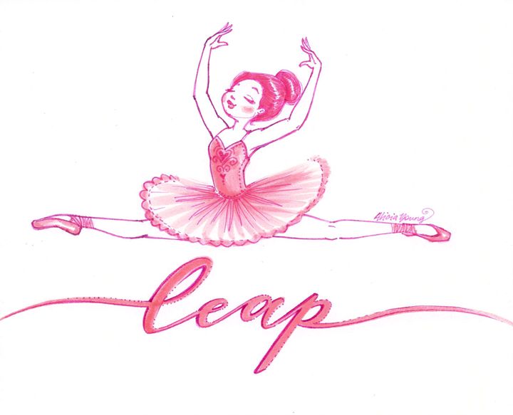 Leap - Art by Alicia Renee