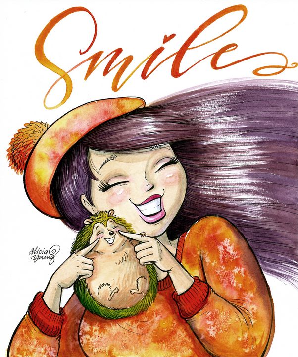 Smile - Art by Alicia Renee