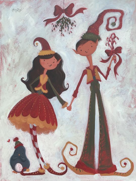 Mistletoe! - Art by Alicia Renee