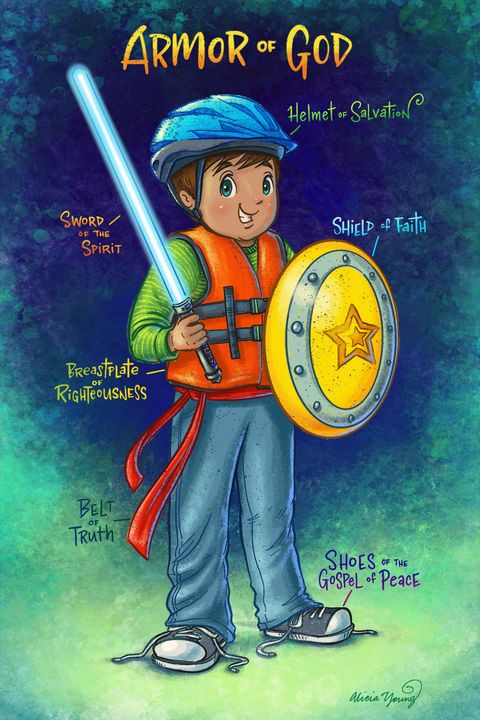 The Armor of God - Art by Alicia Renee