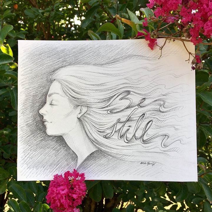 Be Still Blossoms - Art by Alicia Renee