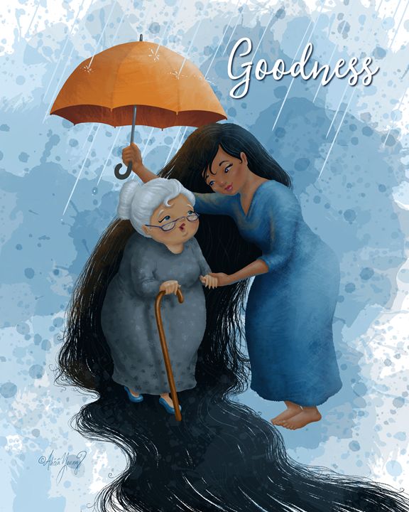 Goodness (with added title) - Art by Alicia Renee