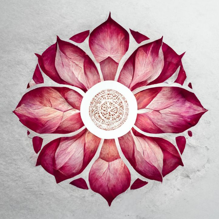 Rose Mandala - Mandalas For The Soul