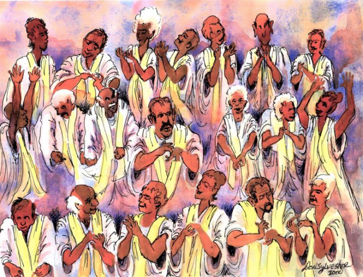 People - Church Choir On Sunday - Don Sylvester