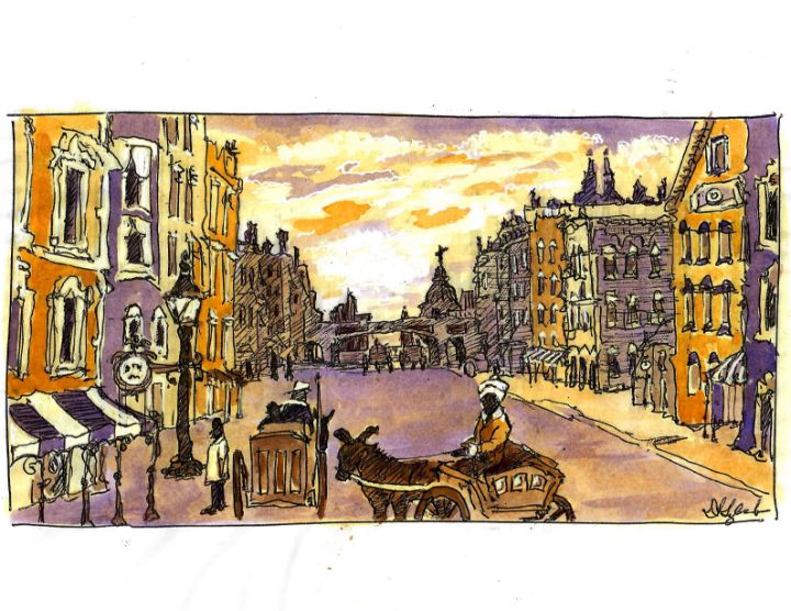 Old European Downtown Street - Don Sylvester
