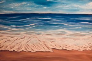 Wave/Beach Oil Painting