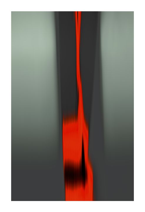 Brush Stroke Red - G Photo Fine Art