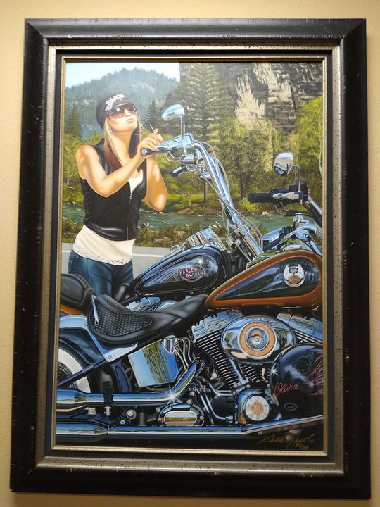 Scott authentic Jacobs framed art