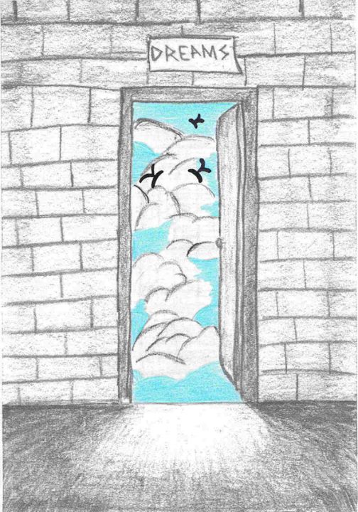 Dream Door Sky - Archieea MA - Drawings & Illustration, Abstract, Other ...