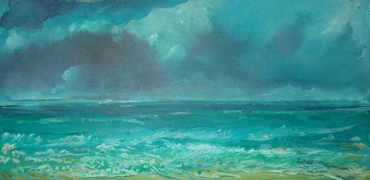 Cloudy Beach, Recife, Brazil - James McCormack Artist