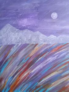 Rainbow moon. Deanna moore - DDS premier painting