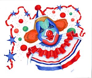 Patriotic Clown