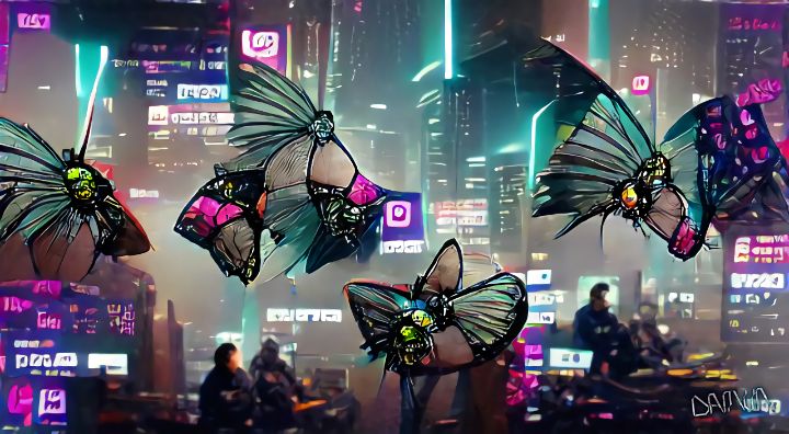 Cyberpunk Butterflies 0.02w - DREAMS|of|DAMUN