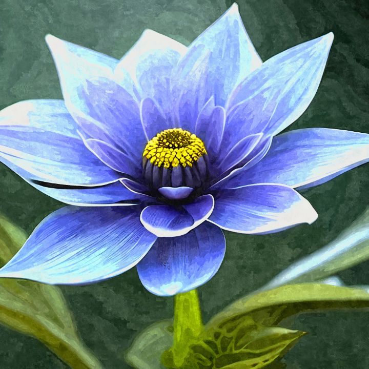 Blue Lotus - Artistic Inspiration Studios - Paintings & Prints