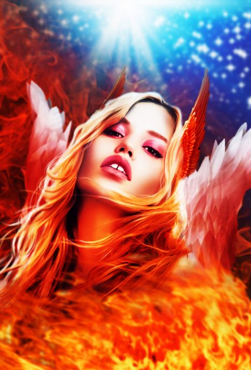 Phoenix girl on fire. - German S