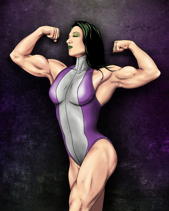 Valentina Mishina as a She Hulk - ishmiakov