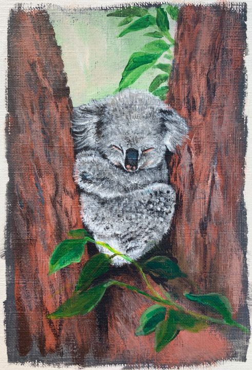 National animal Koala - Semog drawing