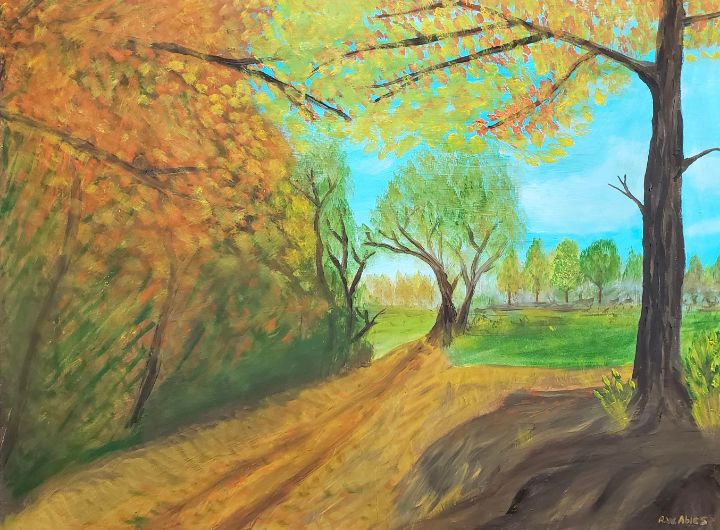 Fall Trail - Ronald Ables Art