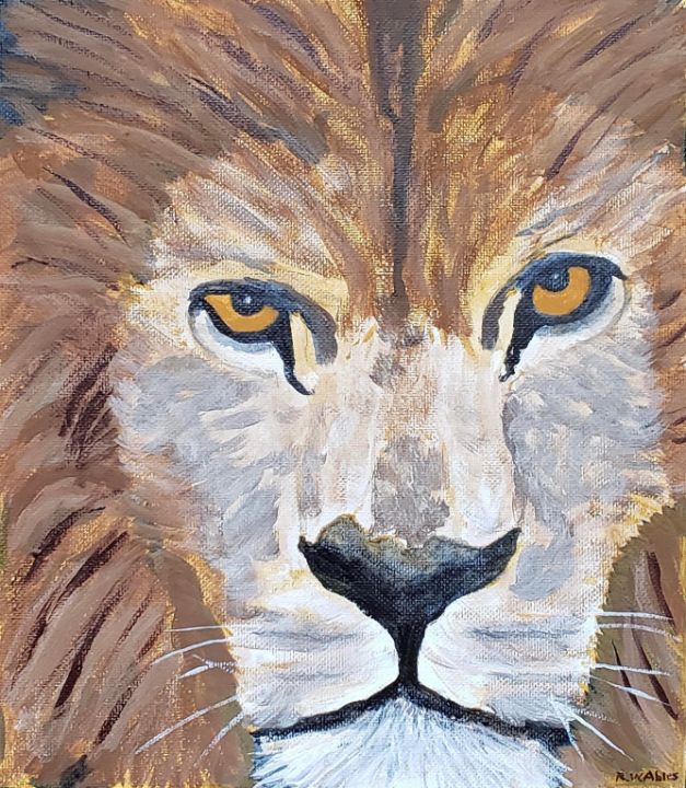 Old Lion - Ronald Ables Art
