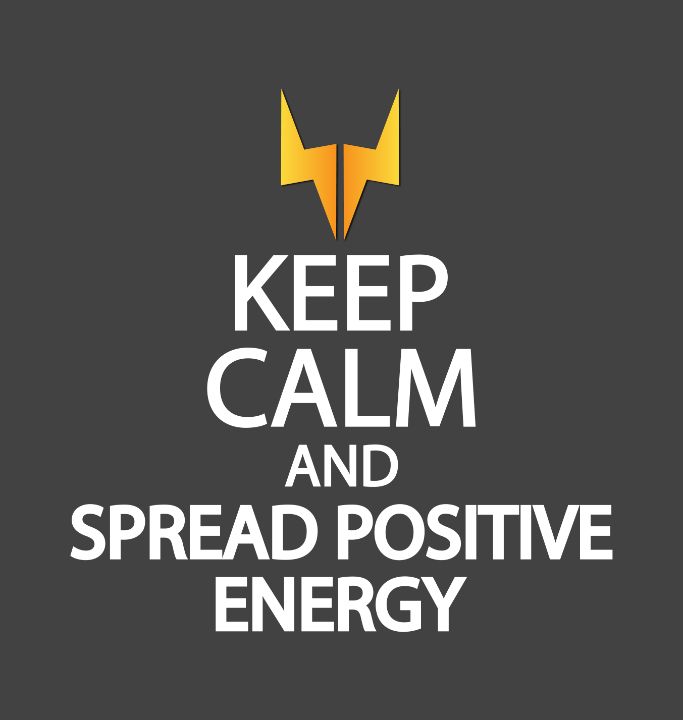 Keep calm and spread positive energy - Creative Photography