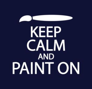 Keep calm and paint on