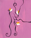 Hand painted by Grace Miller
