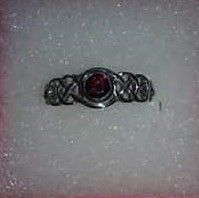 Ruby Celtic Ring - Simply Rings