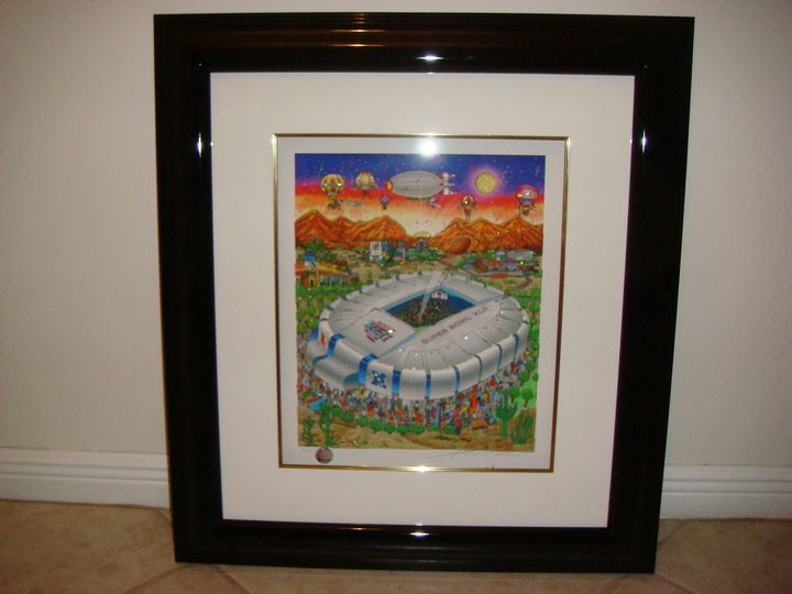 Fazzino's Super Bowl XLVI Artwork to be Unveiled at NAMOS