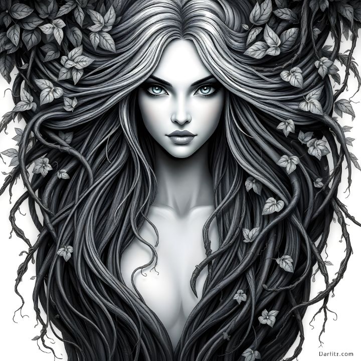 Entwined Nature Spirit GeDesPi Digital Art AI People Figures entwined-nature-spirit-gedespi-digital-art-ai-people-figures