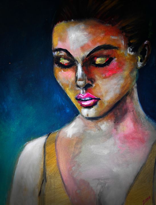 Zima Artist Dancer - Zima - Paintings & Prints, People & Figures, Dance - ArtPal