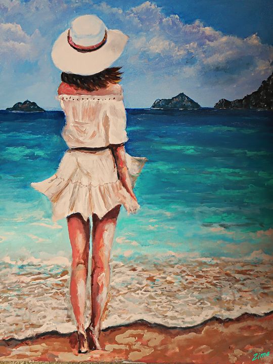 Zima Artist An Island To Remember - Zima - Paintings & Prints, Landscapes & Nature ...