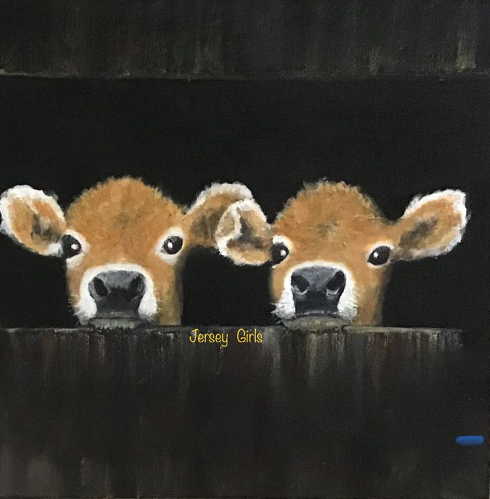 Jersey Girls or Nosey Cows - MickeyRue Art