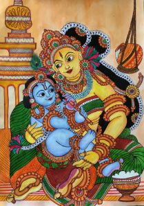 Yashodha & little krishna