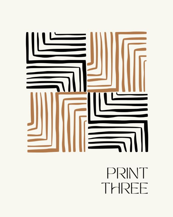 PRINT THREE - Chart Art