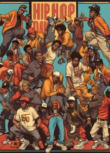 HIP HOT INSPIRED - Chart Art - Digital Art & AI, Entertainment