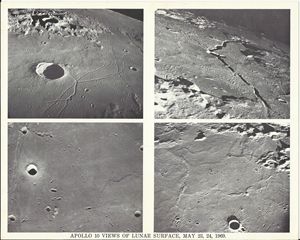 Apollo 10 Views of Lunar Surface