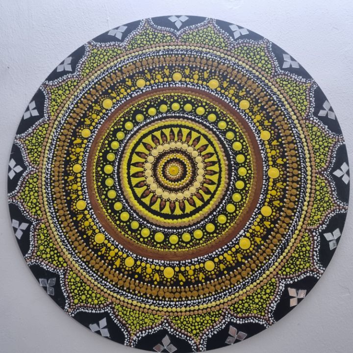 Dot Mandala - Happy Colours - Paintings & Prints, Flowers, Plants, & Trees,  Flowers, Other Flowers - ArtPal