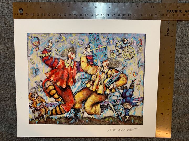 “Eiffel Song” Clements Art Resale Paintings & Prints, Ethnic