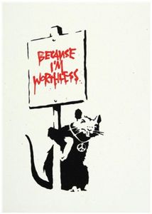 Love Rat - Black Pop Art Gallery - Paintings & Prints
